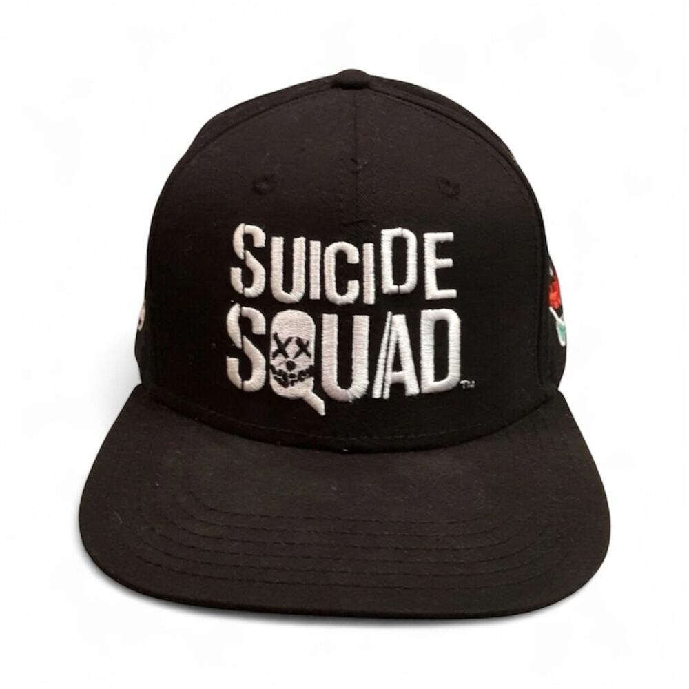 SUICIDE SQUAD SnapBack hat embroidered DC Comics WB Entertainment Harley Quinn